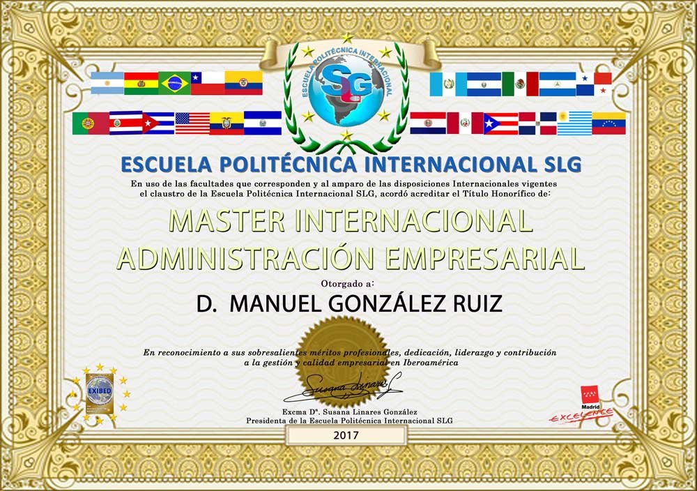 Máster Internacional en Administración Empresarial